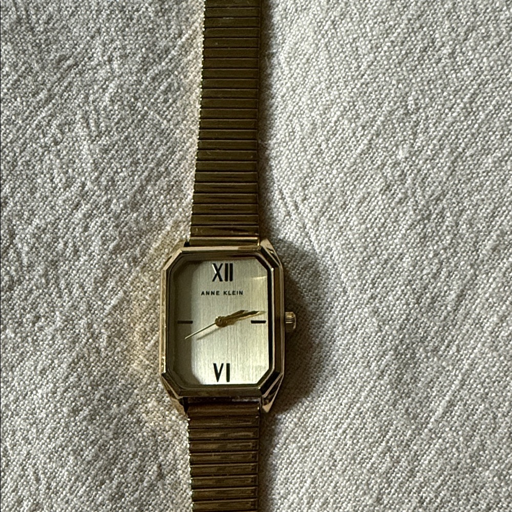 Anne Klein Gold Rectangular Watch - image 2